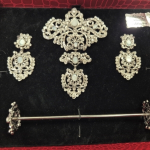 Aderezo plata brillo adulta