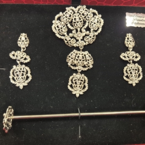 Aderezo Plateado Adulta