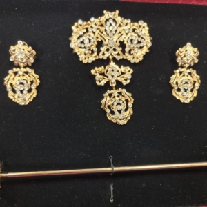 Aderezo oro cristal mediano