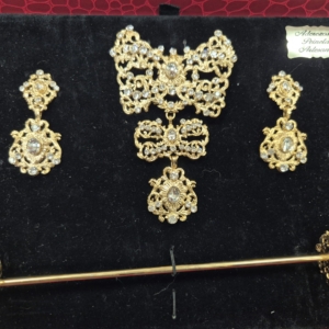 Aderezo oro brillo cristal