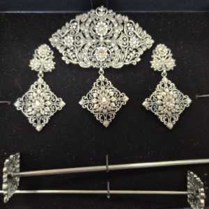 Aderezo plata envejecida adulta